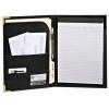 Deluxe Black Padfolio with Gold Accents By BAGS FOR LESSTM