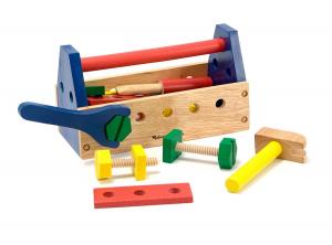 Bộ đồ chơi Melissa & Doug Wooden Take Along Tool Kit (24pc)