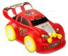 Ô tô đồ chơi WolVol (RED) Electric Car Toy with Beautiful Flashing Lights and Music, goes around and changes directions on contact (Battery Powered) - Great Gift Toys for Kids