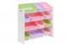 Bộ đồ chơi Honey-Can-Do SRT-01603 Kids Toy Organizer and Storage Bins, White/Pastel