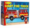 Ô tô đồ chơi Melissa & Doug Giant Fire Truck Floor Puzzle