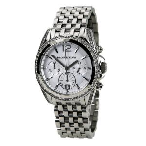 Đồng hồ Michael Kors Pressley Chronograph White Dial Stainless Steel Ladies Watch MK5834