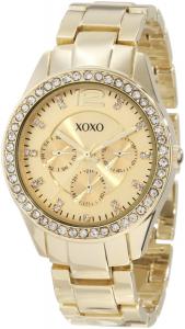 Đồng hồ XOXO Women's XO5475 Rhinestone-Accented Gold-Tone Bracelet Watch
