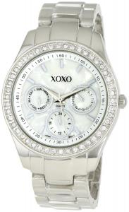 Đồng hồ XOXO Women's XO5301A Rhinestone-Accented Silver-Tone Bracelet Watch