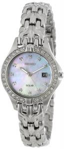 Đồng hồ Seiko Women's SUT083 Excelsior Solar Swarovski Crystals Japanese Quartz Watch