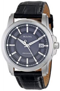 Đồng hồ Bulova Men's 96B158 Precisionist Leather Strap Watch