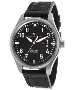 Đồng hồ IWC Pilots Mark XVII Black Alligator Mens Watch