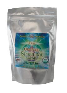 Thực phẩm dinh dưỡng Earth Circle Organics Raw Organic Spirulina Powder, 8 oz