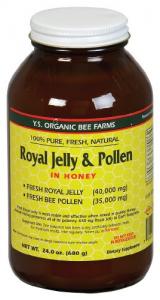 Thực phẩm dinh dưỡng Fresh Royal Jelly + Bee Pollen, Honey Mix - 40,000 mg YS Eco Bee Farms 23.0 oz.