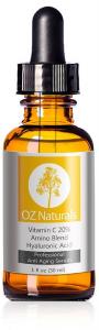 OZ Naturals - THE BEST Vitamin C Serum For Your Face - Organic Vitamin C + Amino + Hyaluronic Acid Serum- Clinical Strength 20% Vitamin C with Vegan Hyaluronic Acid Leaves Your Skin Radiant & More Youthful By Neutralizing Free Radicals. This Anti Agin