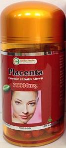 Thực phẩm dinh dưỡng Golden Health Premium Placenta Essence of Baby Sheep 30000 mg - 100 Capsules