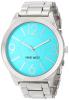Đồng hồ Nine West Women's NW/1585TLSB Turquoise Dial Silver-Tone Bracelet Watch
