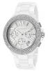 Đồng hồ Michael Kors Mid-Size White Ceramic Camille Chronograph Glitz Women's watch #MK5843