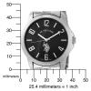 Đồng hồ U.S. Polo Assn. Classic Men's USC80041 Analogue Black Dial Metal Link Watch