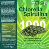 Chlorella Spirulina Tablets (Mega-pack 1000 tablets). Best organic diet. Pure raw non-GMO spirulina/chlorella blend. 50% Chlorella Pyrensoidosa / 50% Spirulina Plantensis Green Superfood. Energizing chlorophyll, vitamins, minerals, & natural fiber. Ma
