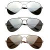 Kính mắt Premium Mirrored Aviator Top Gun Sunglasses w/ Spring Loaded Temples