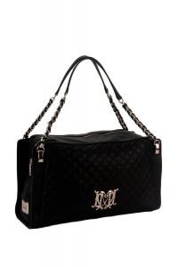 Túi xách Love Moschino Signature Chain Strap Large Quilted Luxury Bag In Black