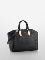 Túi xách Calvin Klein Scarlett Black Saffiano Leather Bag