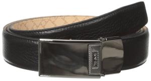 Dây lưng TUMI Men's Pebbled Leather Plaque Belt