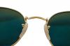 Kính mắt Ray-Ban Unisex Adult Round Metal Sunglasses in Matte Gold Blue Polarised Mirror RB3447 112/4L 50