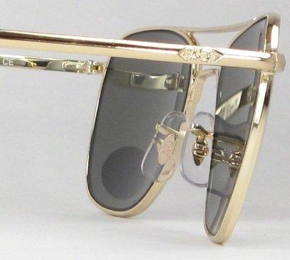 Kính mắt AO American Optical Original Pilot Sunglasses Gold 55mm Bayonet Temples