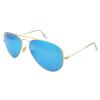 Kính mắt Ray-Ban Men's and Women's RB3025 112/17 Gold Frame Blue Lens Aviator 58mm Sunglasses