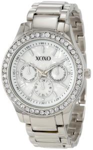 Đồng hồ XOXO Women's XO5331  Silver-tone Bracelet With Rhinestones Accent Watch