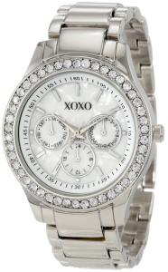 Đồng hồ XOXO Women's XO5331  Silver-tone Bracelet With Rhinestones Accent Watch