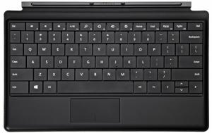 Black Type Cover for Microsoft Surface