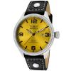 Đồng hồ Invicta Men's 1462 Vintage Collection Riveted Leather Strap Yellow Dial Watch