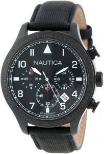 Đồng hồ Nautica Unisex N18685G BFD 105 Stainless Steel Watch with Black Cloth Band