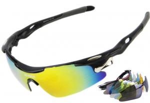 Kính mắt RIVBOS 802 Polarized Sports Sunglasses with 5 Set Interchangeable Lenses for Cycling