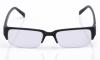 Kính mắt Newbee Fashion® - IG Unisex Clear Lens Sleek Half Frame Slim Temple Fashion Glasses