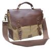 Túi xách Gootium 21108 Cotton Canvas Genuine Leather Cross Body Laptop Messenger Shoulder bag