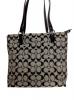 Túi xách Coach Signature Stripe Tote Shoulder Bag, Style 28504 Black & White
