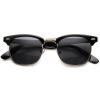 Kính mắt zeroUV® - Designer Inspired Classic Half Frame Horned Rim Wayfer Sunglasses