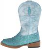 Boot Roper Square Toe Glitter Floral Western Boot (Toddler/Little Kid)