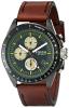 Đồng hồ Fossil Men's CH2920 Stainless Steel Watch with Brown Leather Band