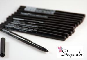 Bút kẻ mi mắt 12pcs Nabi Retractable Waterproof Black Eyeliner (Wholesale Lot)