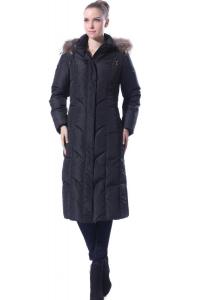 Áo khoác Jessie G. Women's Adrianne' Long Hooded Raccoon Fur Trim Down Parka Coat