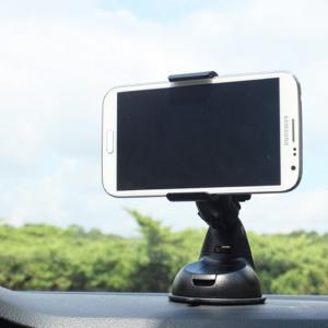 Giá để điện thoại Car Mount Holder, G8R GRAB HDH0-13 - Best Universal Cell Phone Mount for Car - Fits Samsung Galaxy S3, S4, S5, Note 3, Note 2, Apple Iphone 6, Plus, 5/5s/ 4s, HTC One, GPS and Many Other Mobile Devices 