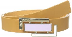 Dây lưng Armani Jeans Women's Smooth Leather Belt with Geometric Buckle