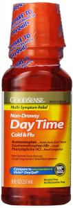 Thực phẩm dinh dưỡng Good Sense Daytime Cold and Flu Multi-Symptom Relief, 8 Fluid Ounce