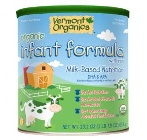 Thực phẩm dinh dưỡng Vermont OrganicsTM Milk Based Organic Formula 36oz (2.25 Lb) Baby Infant Powder Formula With Iron DHA & ARA