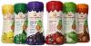 Thực phẩm dinh dưỡng HAPPYBABY Organic Puffs Sampler (6 Count), 60g each, (Strawberry, Sweet Potato, Banana, Purple Carrot and Blueberry, Green Puffs, Apple)