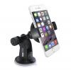 TechMatte® ProGrip Universal Windshield Car Mount Holder/Cradle (Black) for the Apple iPhone 6 (4.7)/Plus (5.5)/5S/5C/5/4S/4, Motorola Moto G (2nd Gen)/Moto X (2nd Gen), Samsung Galaxy S5/S4/S3/S2/Note 3.0 , HTC One, Nokia Lumia 920 and (free 360-Degr