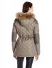 Áo khoác nữ BCBGeneration Women's Sherpa Lined Parka with Quilted Sleeves