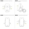 iOttie One-Touch Bike Mount Holder for iPhone 6/5s/5c/4s, Samsung Galaxy S5/S4, Google Nexus 5 - Retail Packaging - Black
