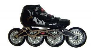 Giày patin Trurev Carbon Fiber Men's Inline Skates 4-110- 195 Longmount- Size 11.5 Black
