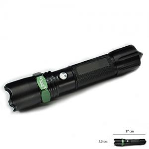 Đèn pin 2 in 1 Tactical Black LED Flashlight Emergency Tool